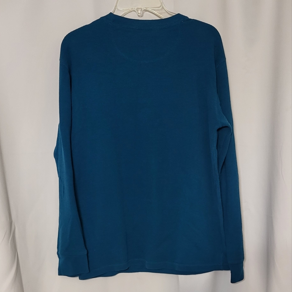 Faded Glory Boys Blue Football Graphic Long Sleeve Thermal Shirt Size XL - Picture 4 of 5